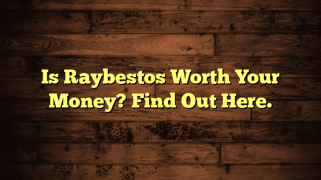 Is Raybestos Worth Your Money? Find Out Here.
