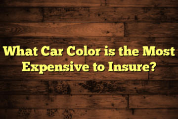 What Car Color is the Most Expensive to Insure?