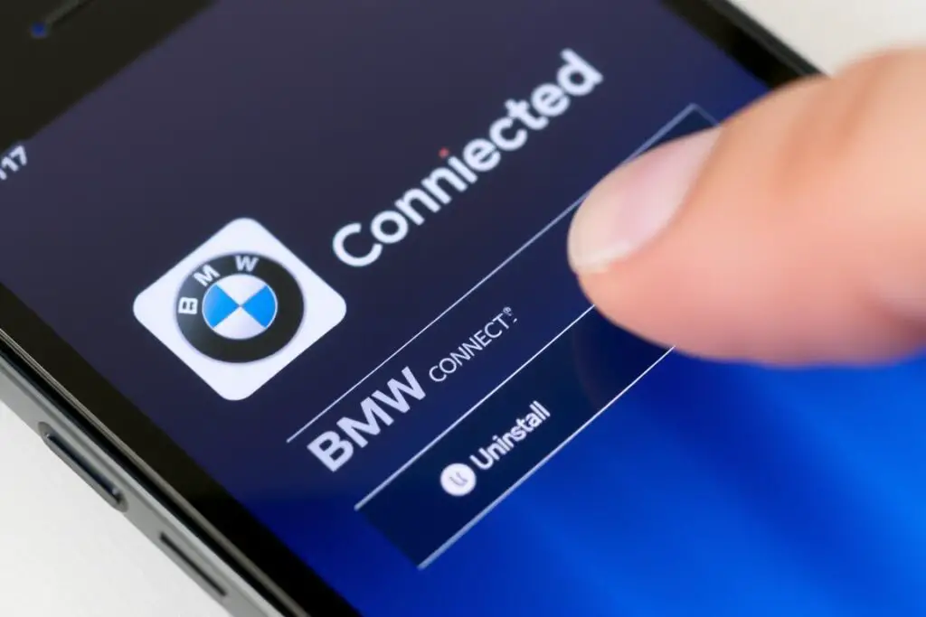 BMW Connected app being uninstalled from smartphone