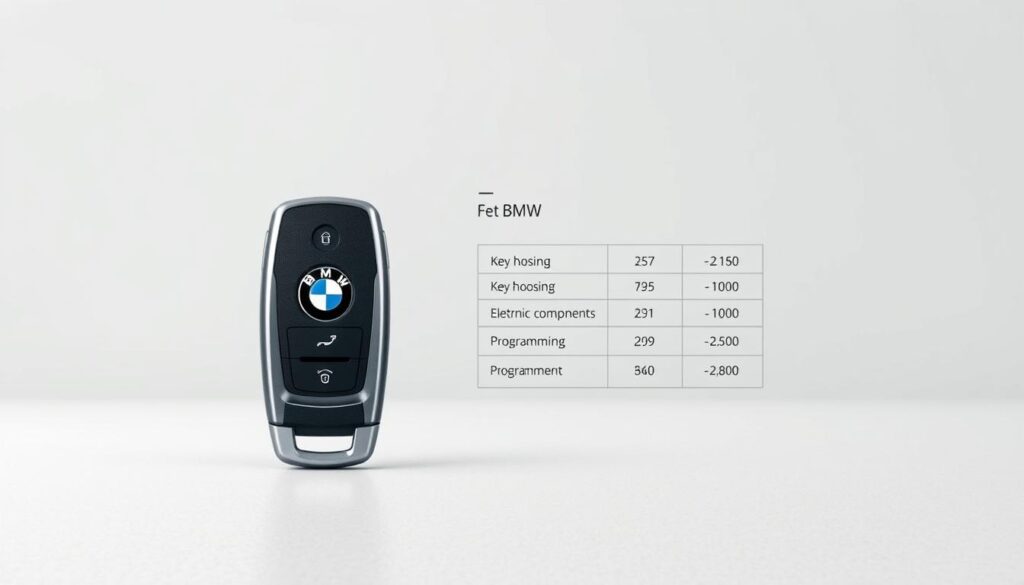 BMW fob key replacement cost breakdown