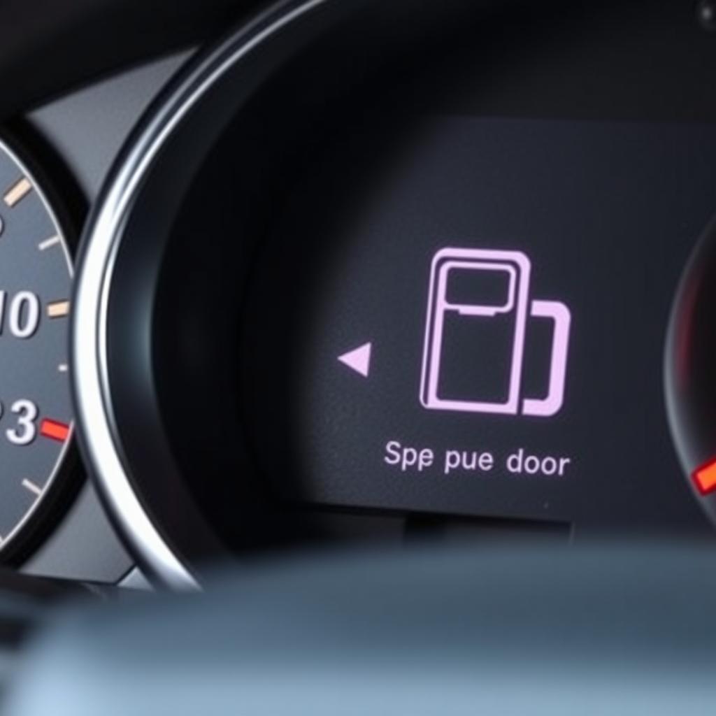 Dodge Durango dashboard fuel gauge with arrow indicator Dodge Durango dashboard fuel gauge with arrow indicator