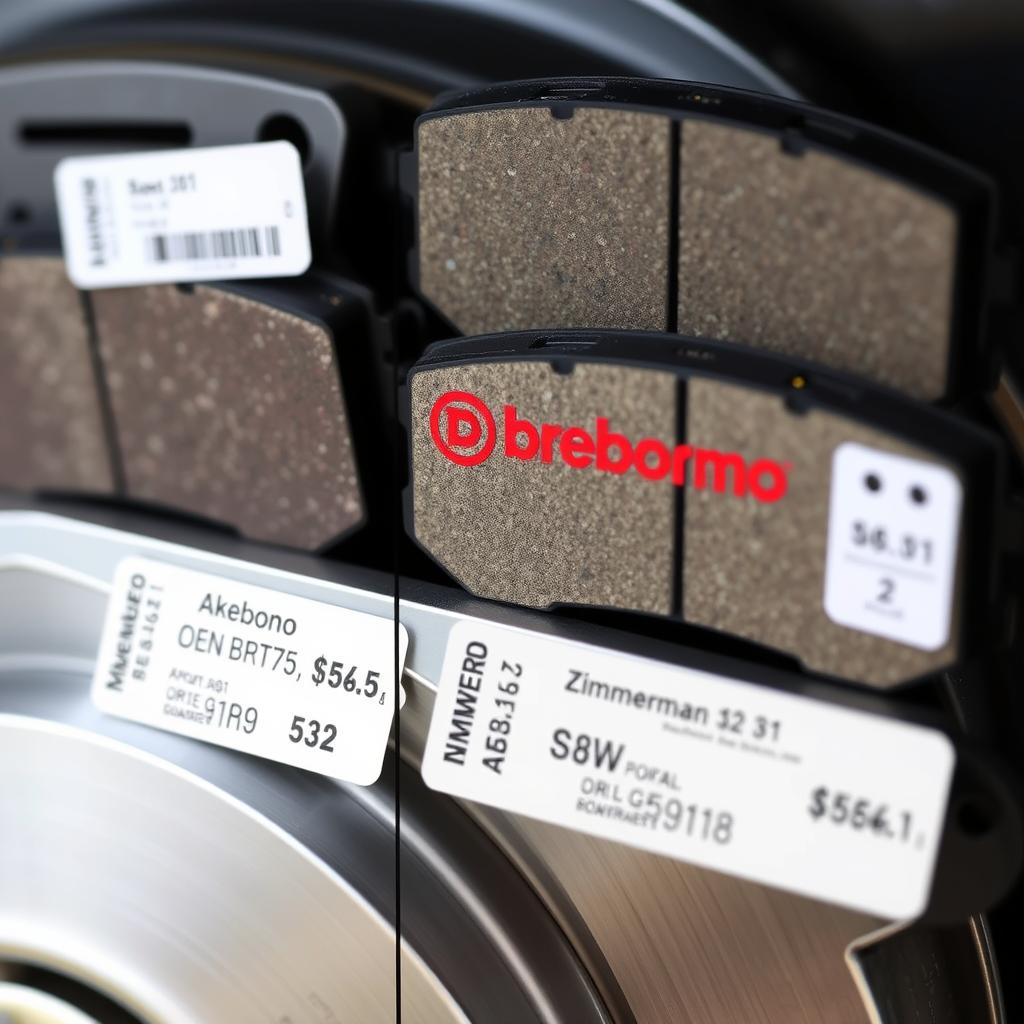 Premium aftermarket BMW brake pads