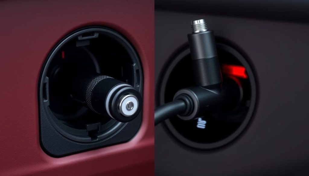 Aftermarket cigarette lighter adapter for Tesla Model Y