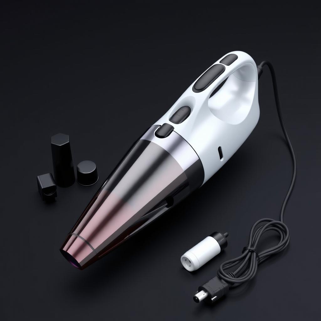 Car vacuum cleaner for Tesla Model Y cigarette lighter