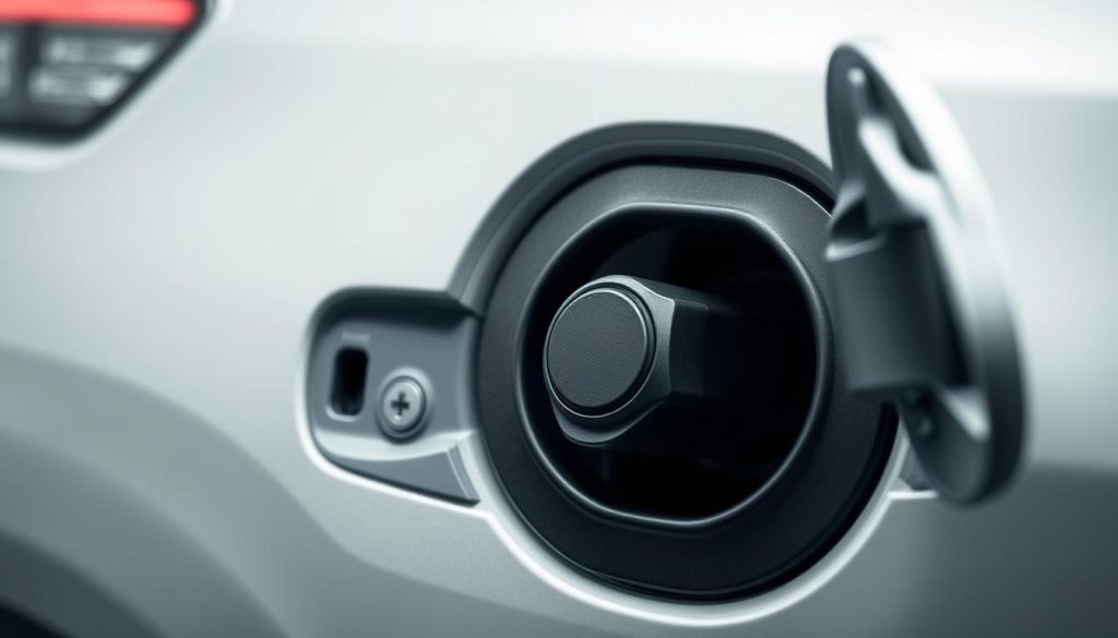Nissan Rogue fuel door design