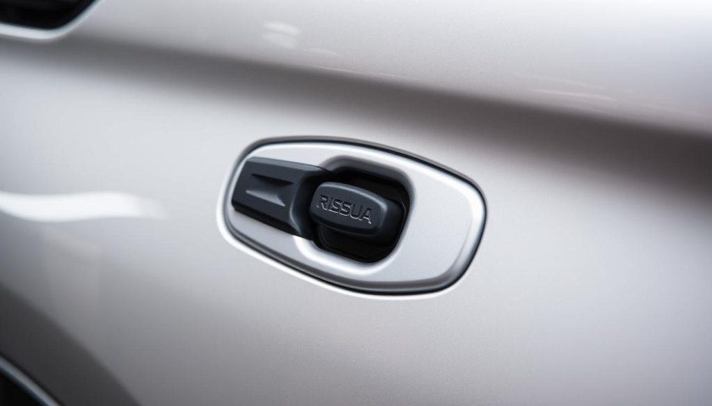 Nissan Rogue fuel door release lever