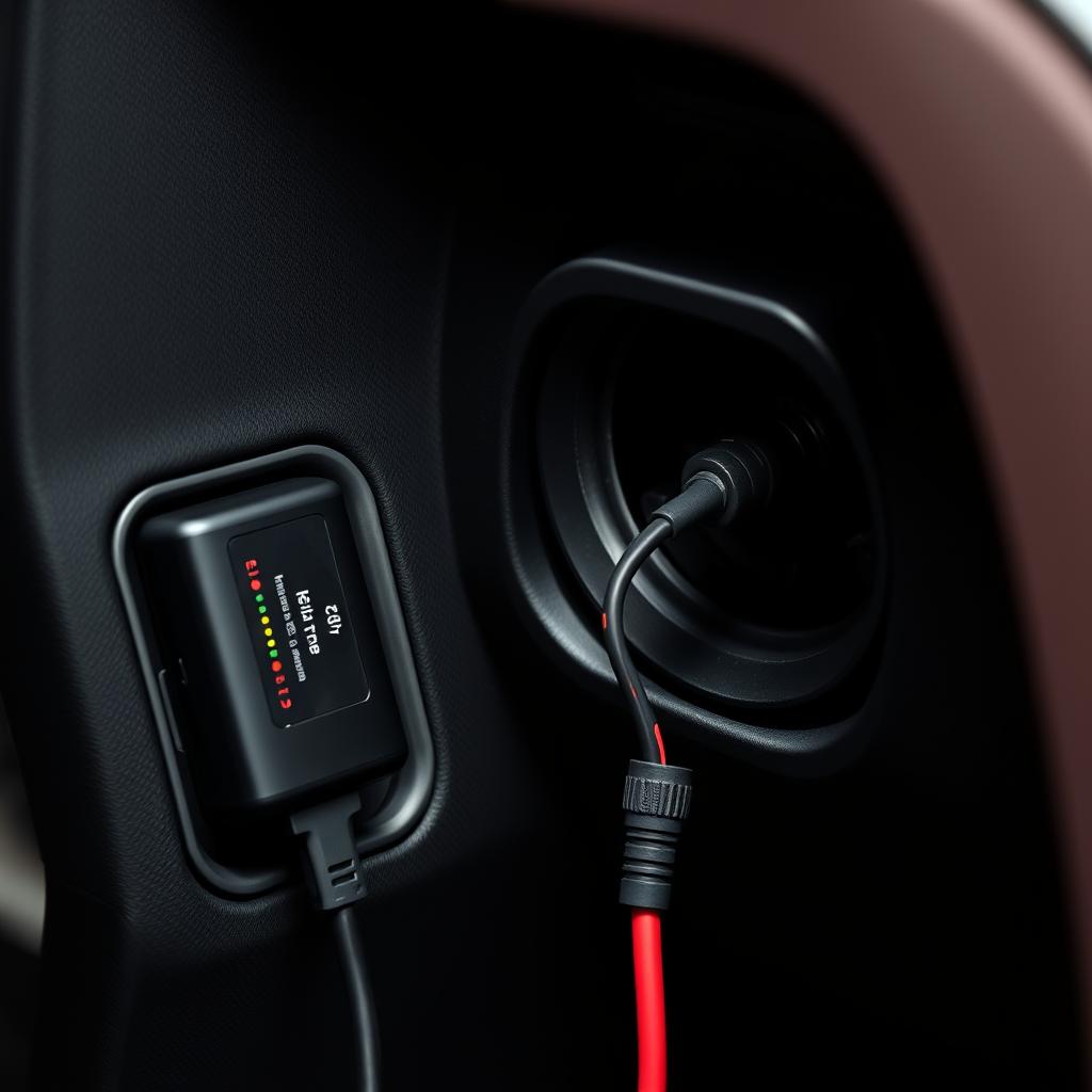 Voltage converter for Tesla Model Y cigarette lighter