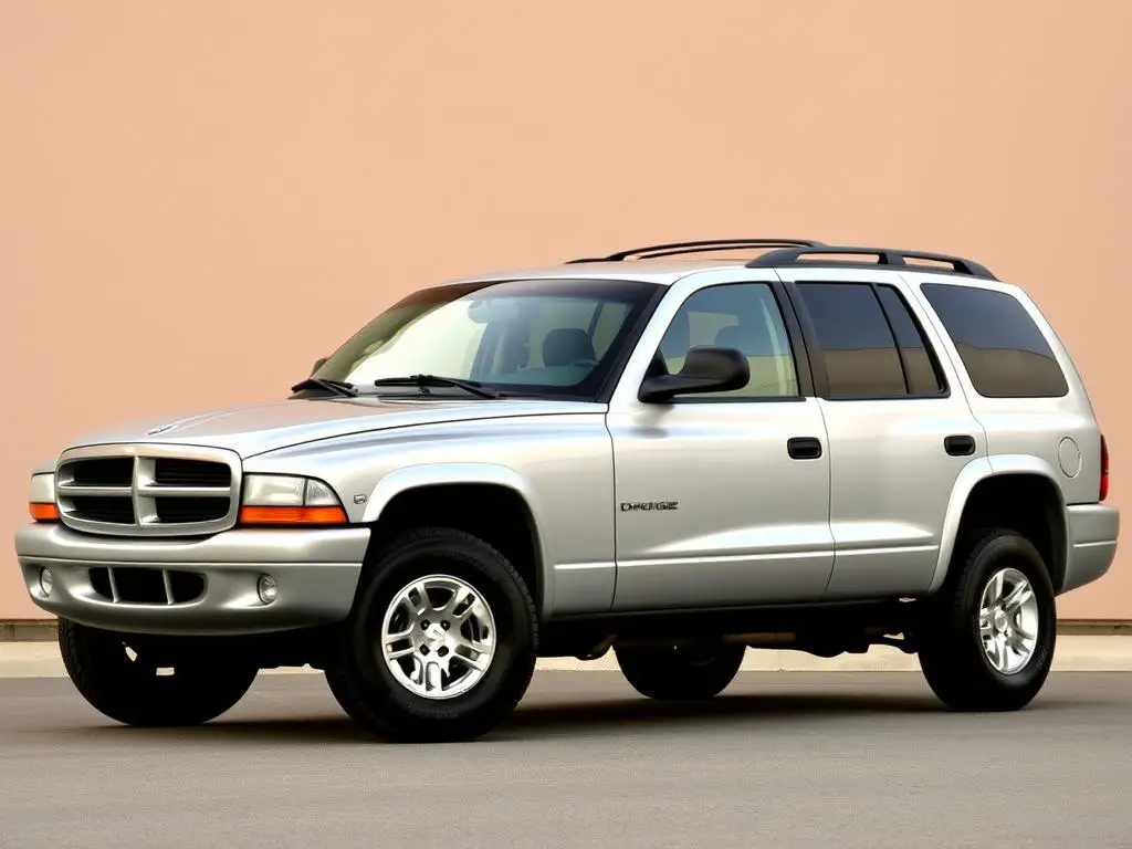 2004 Dodge Durango second generation model showing redesigned exterior 2004 Dodge Durango second generation model showing redesigned exterior