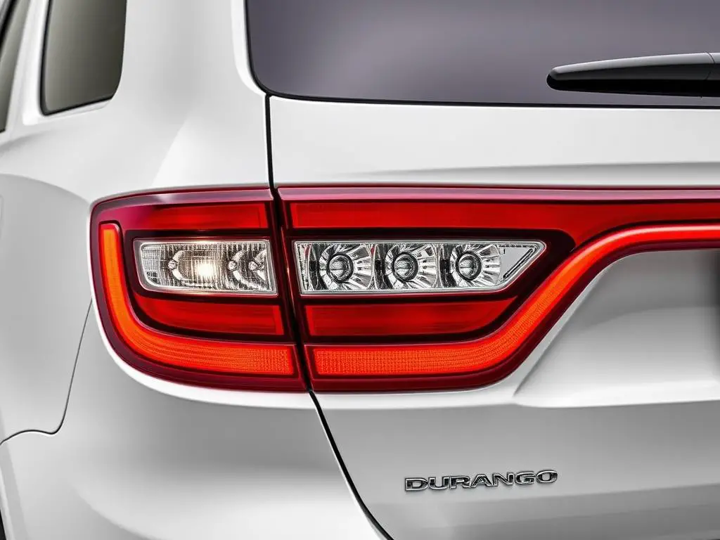 2014 Dodge Durango showing rear taillight assembly where water leakage issues occurred 2014 Dodge Durango showing rear taillight assembly where water leakage issues occurred
