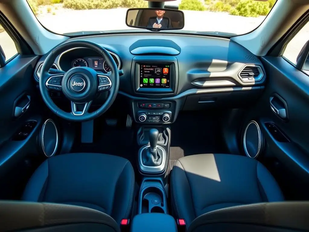 2020 Jeep Renegade interior showing improved technology and quality