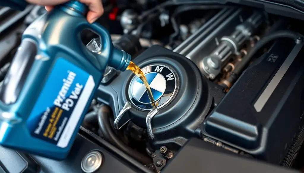 BMW N20 engine oil change with premium synthetic oil BMW N20 engine oil change with premium synthetic oil