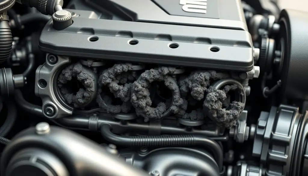 BMW N54 engine carbon buildup