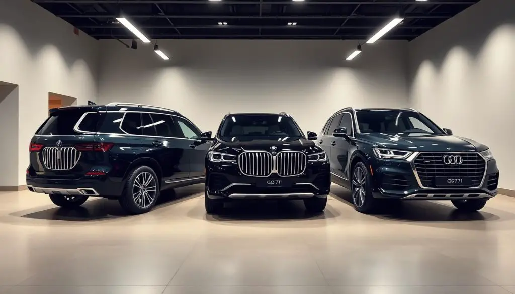 BMW X7 compared to other luxury three-row SUVs