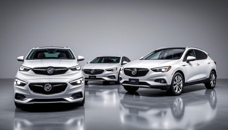 Buick hybrid vehicle lineup showing the evolution of Buick's eco-friendly models