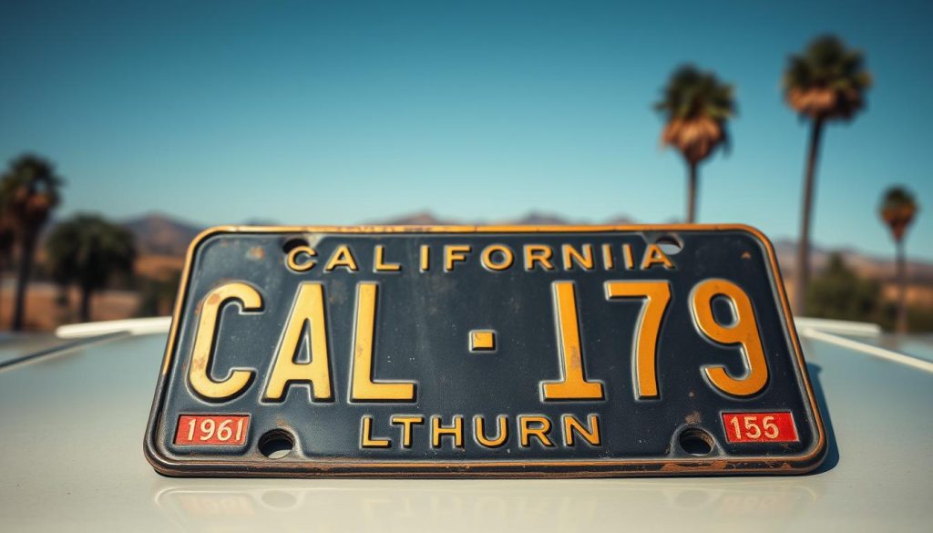 California black license plate history California black license plate history