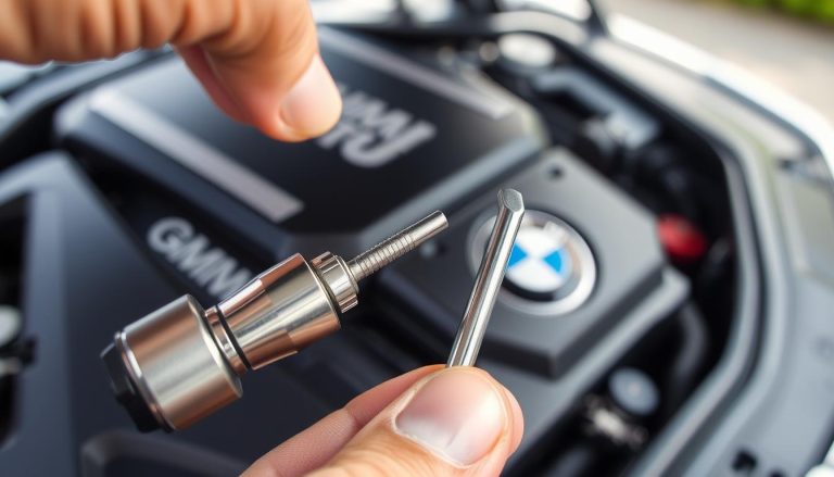 Check BMW Oil Level with Dipstick