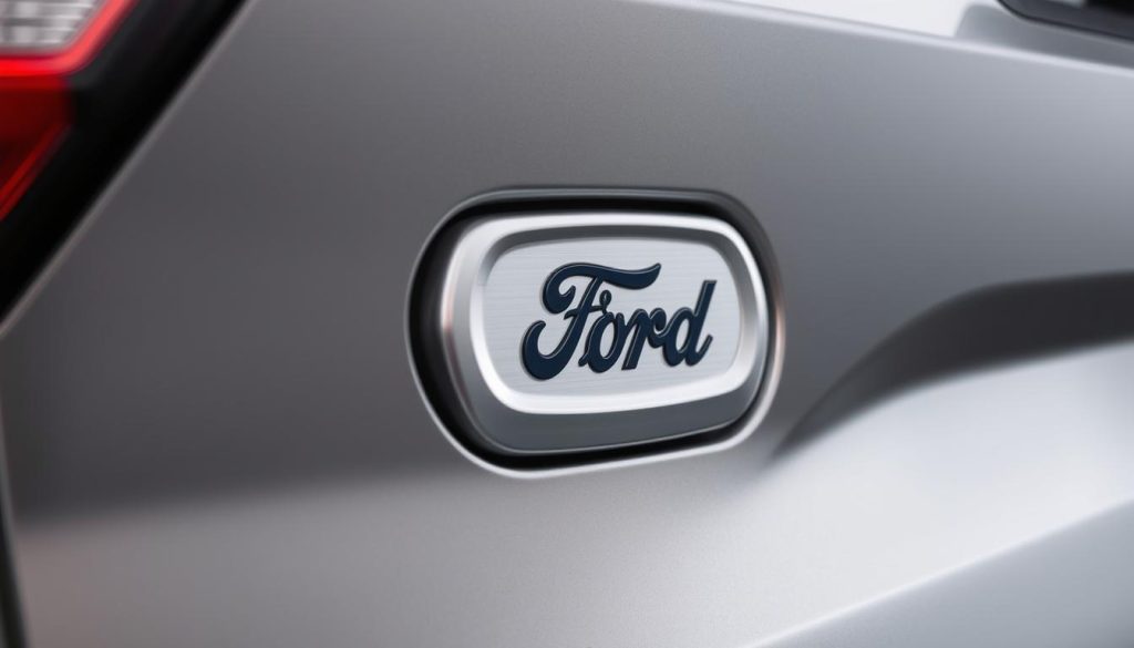 Ford Escape fuel door design