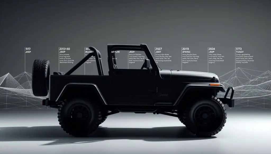 Jeep TJ production timeline