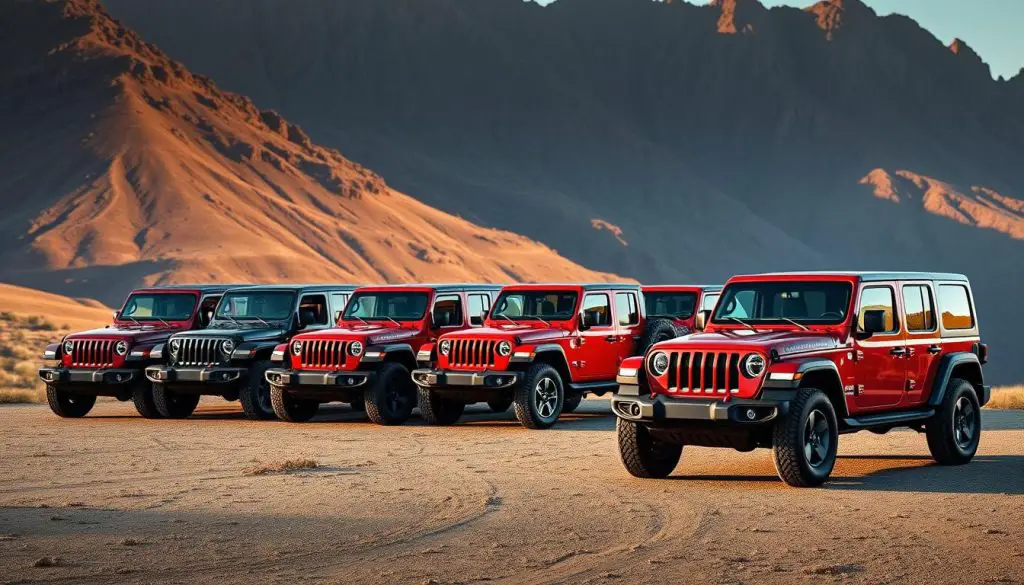 Jeep Wrangler generations