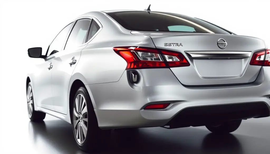 Nissan Sentra fuel door location