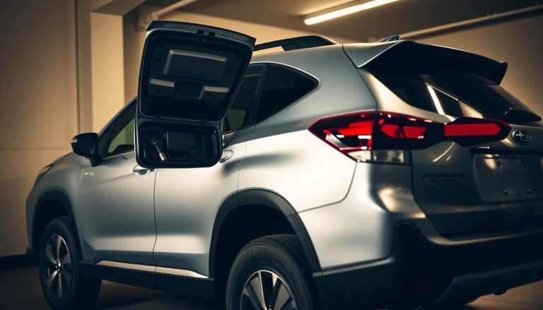 Open Gas Tank on Subaru Forester
