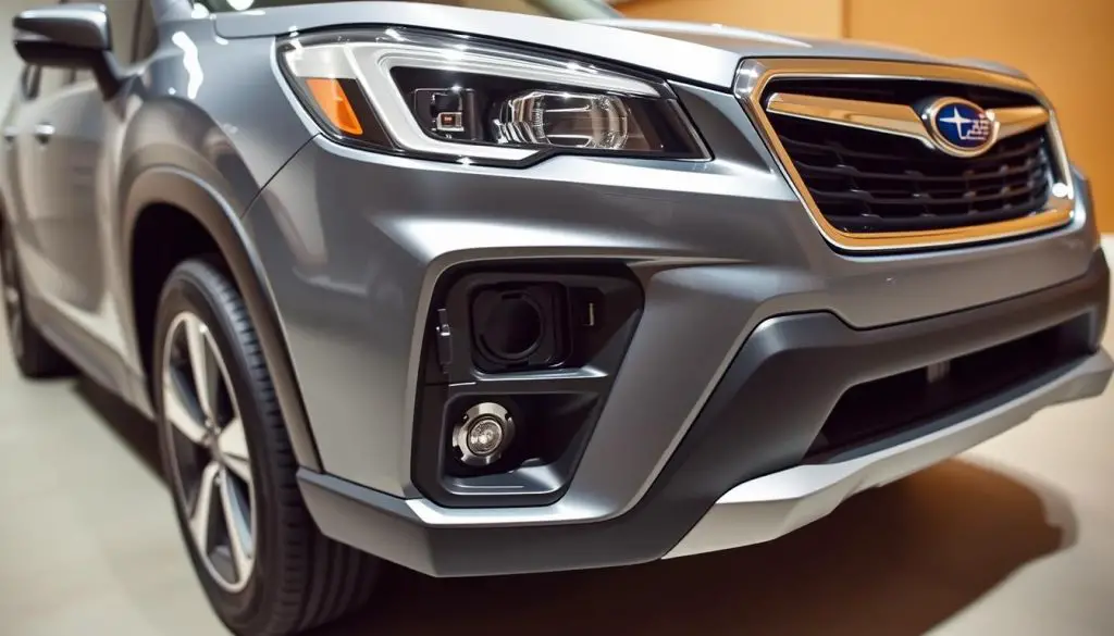 Subaru Forester fuel door location