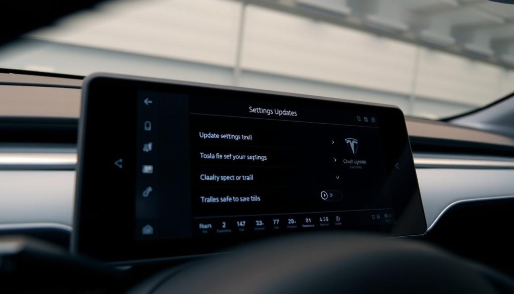 Tesla software update settings Tesla software update settings