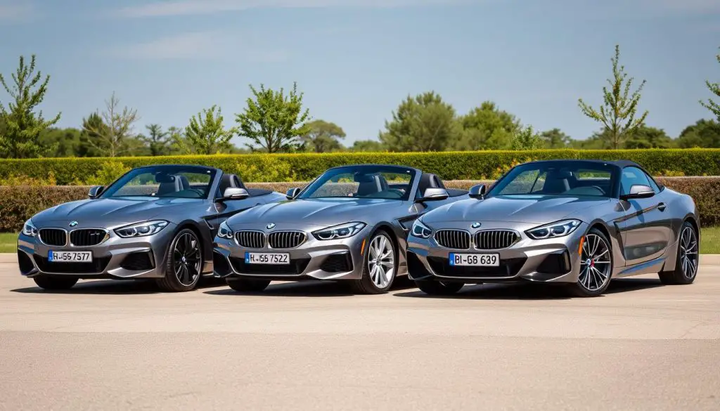 Three generations of BMW Z4 models side by side - BMW Z4 years to avoid