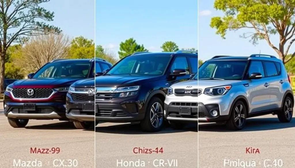 Three reliable alternatives to the Jeep Renegade: Mazda CX-30, Honda CR-V, and Kia Soul