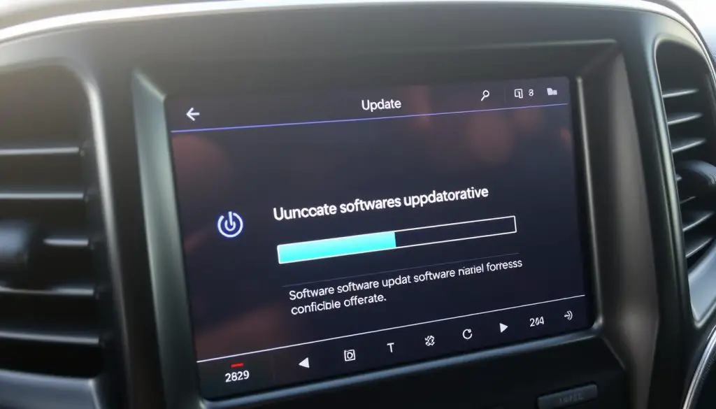 Uconnect system performing software update Uconnect system performing software update