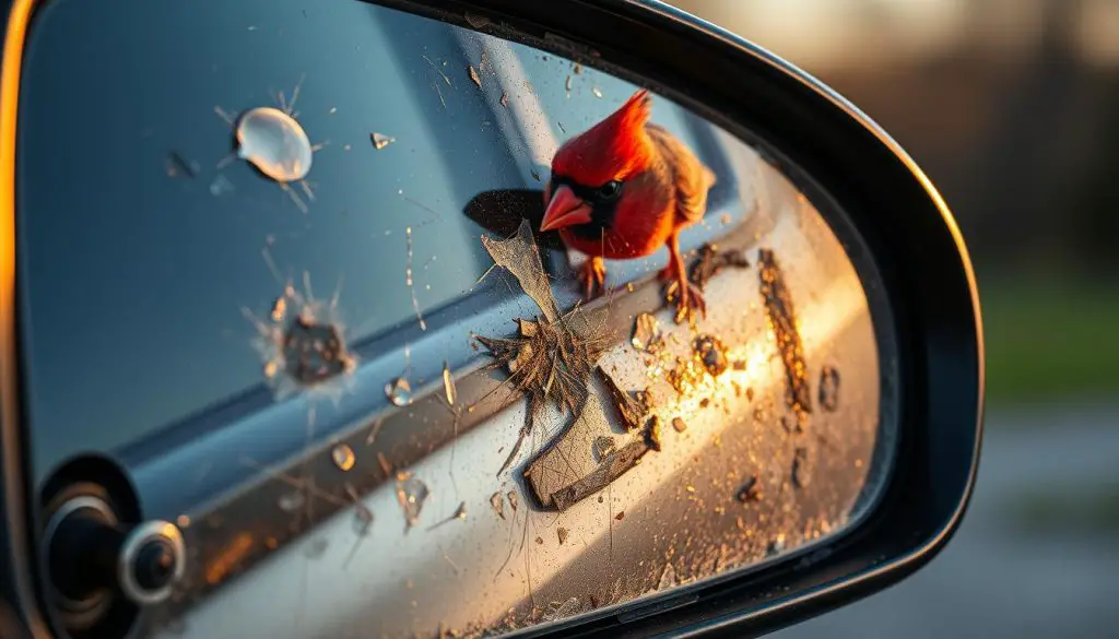 cardinal damage on car mirrors cardinal damage on car mirrors