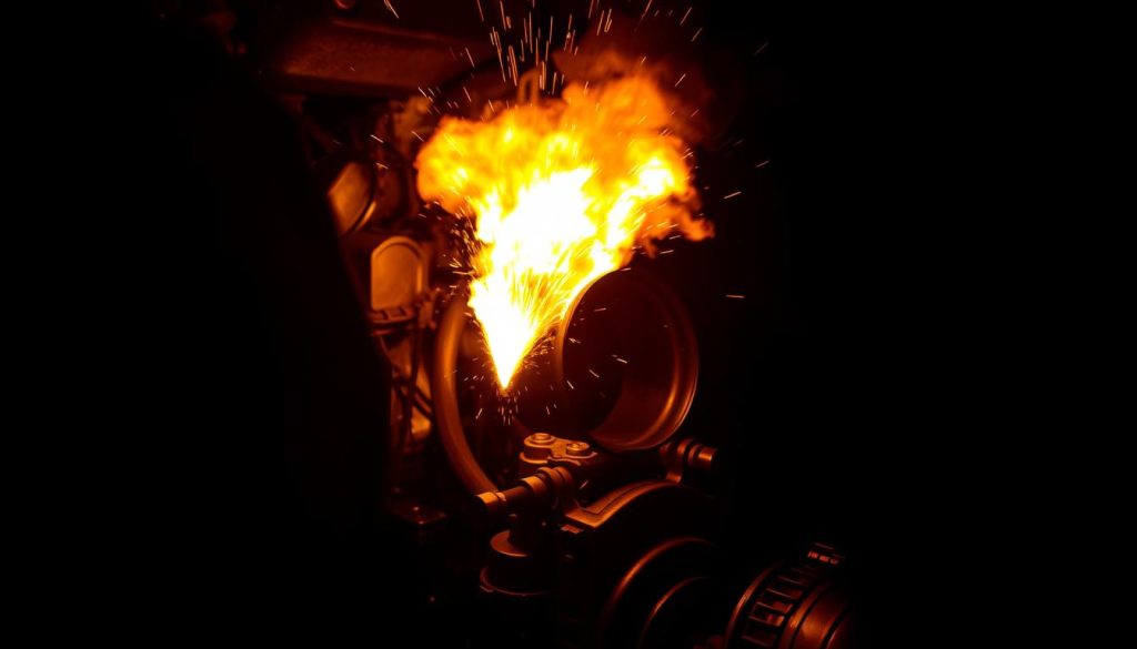 engine backfire