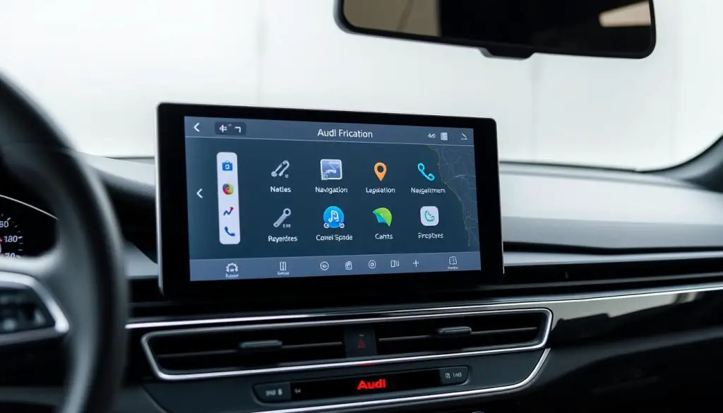 Audi MMI system interface Audi MMI system interface
