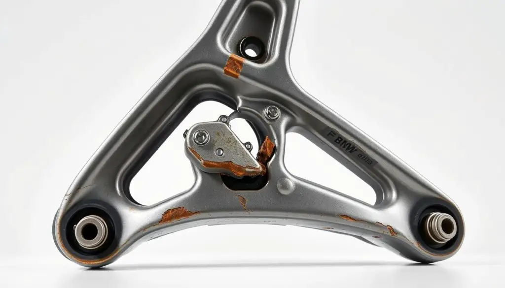 BMW control arm damage assessment