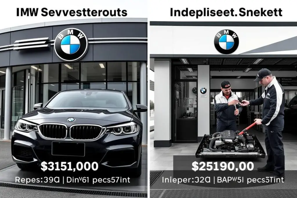Comparison between BMW dealership and independent mechanic service