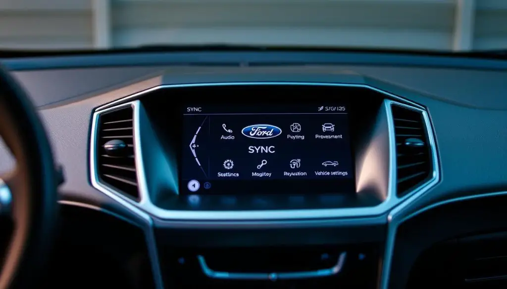 Ford SYNC system interface Ford SYNC system interface