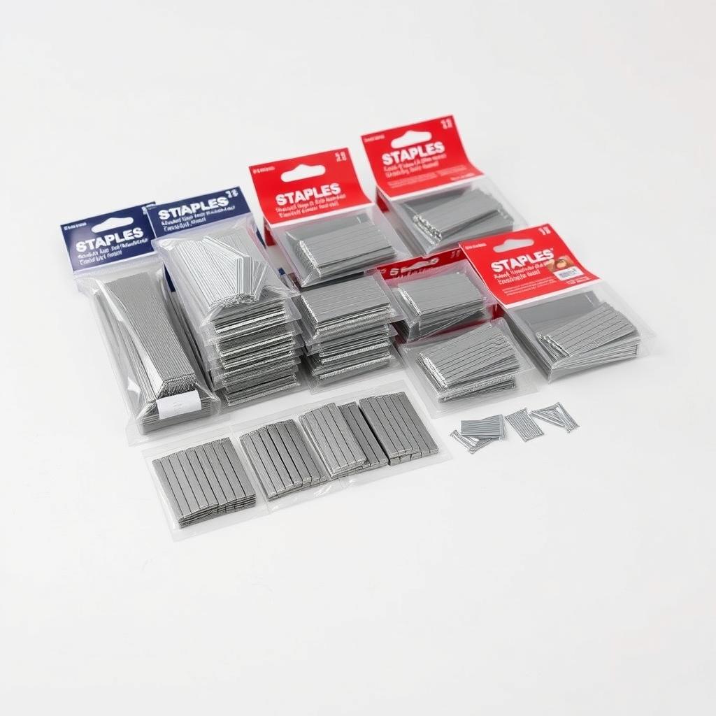 High-quality staples for different staple gun types High-quality staples for different staple gun types