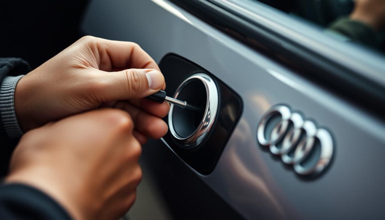How to Unlock a Audi with Keys Locked Inside ?