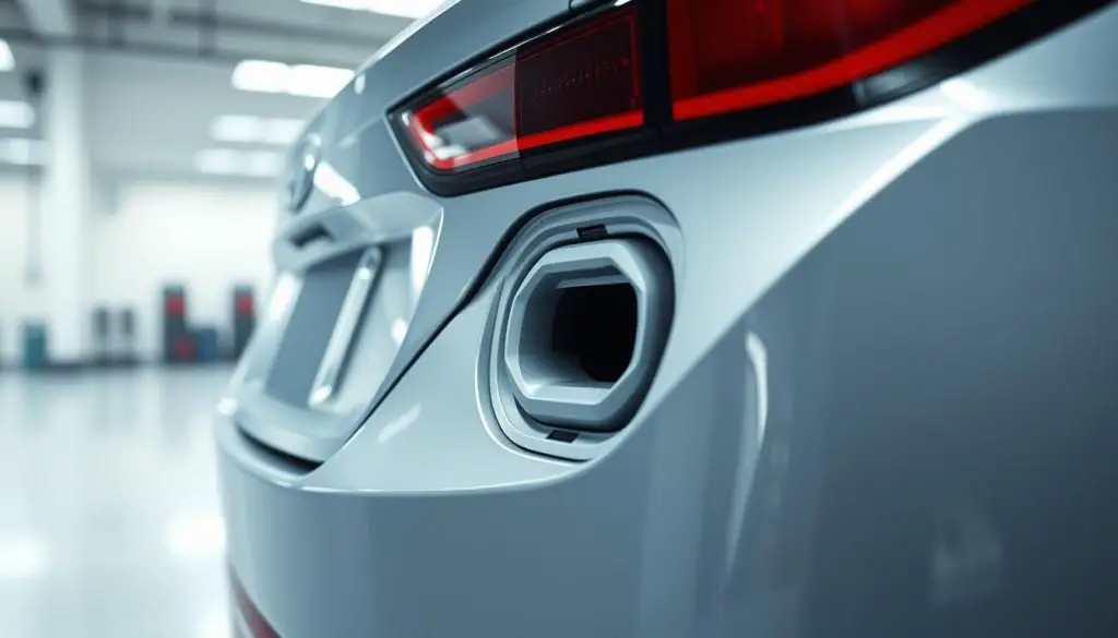 Hyundai Elantra gas tank opening steps