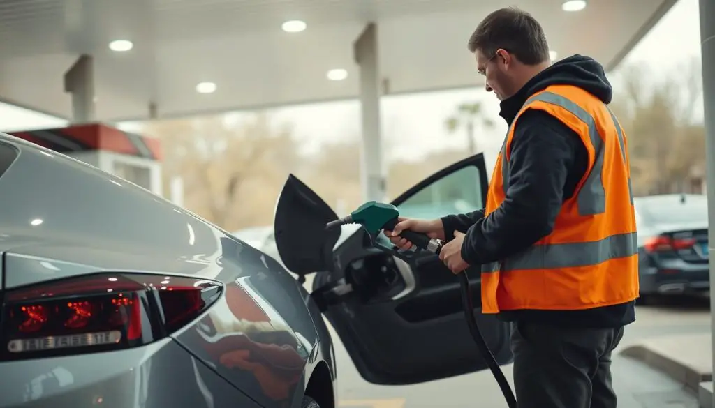 Hyundai Elantra refueling safety
