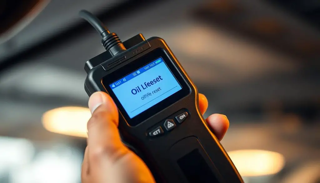 OBD-II scanner reset oil life