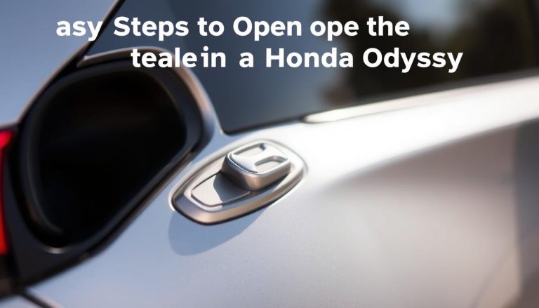 Open Gas Tank on Honda Odyssey
