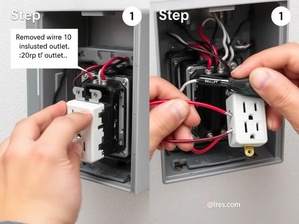 Removing an existing 220V outlet before converting to 110V Removing an existing 220V outlet before converting to 110V