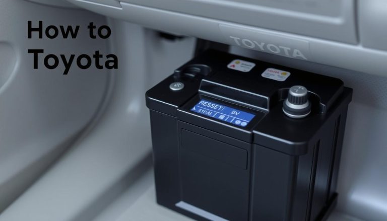 Reset Toyota After Battery Replacement