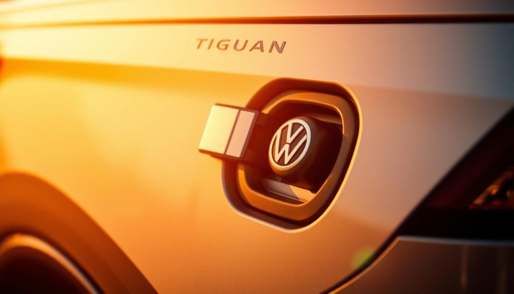 Volkswagen Tiguan fuel door design