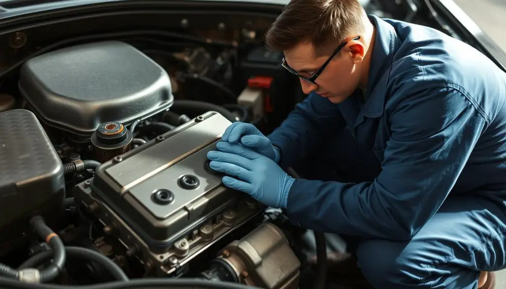 engine leak inspection