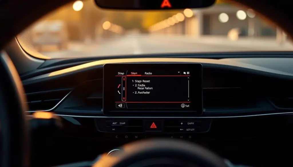 Audi car radio reset process Audi car radio reset process