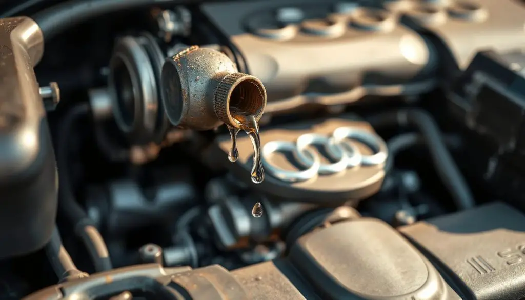 Audi coolant leak