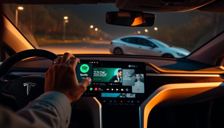 Connect Spotify to Tesla