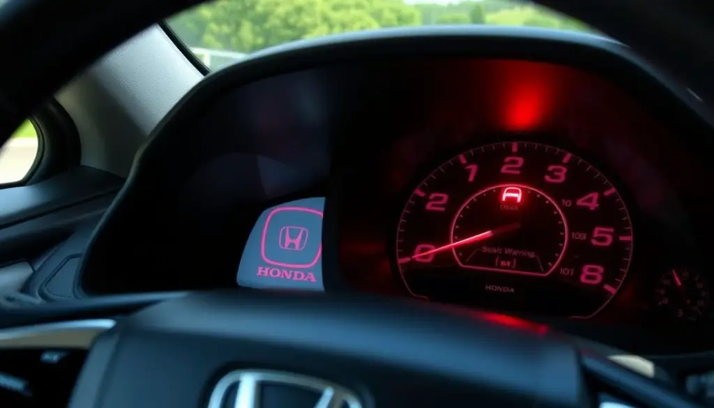 Honda seatbelt warning indicator on dashboard while driving Honda seatbelt warning indicator on dashboard while driving